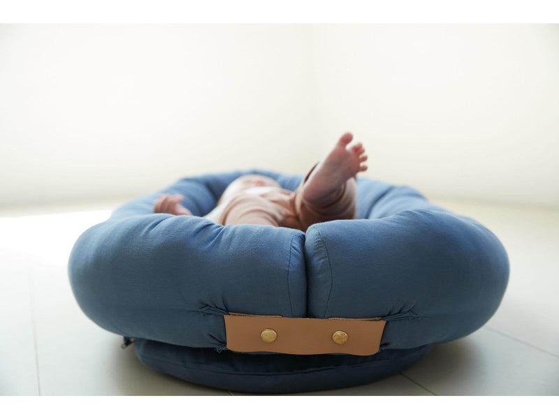 Filibabba Babynest - Kapok Muddly blue