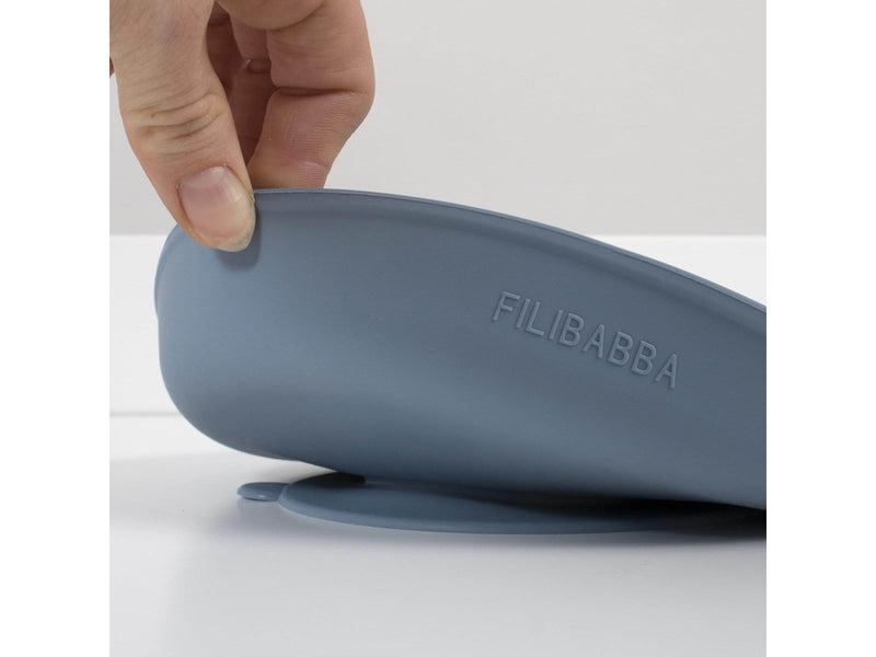 Filibabba Silicone plate 2-pack - Powder blue