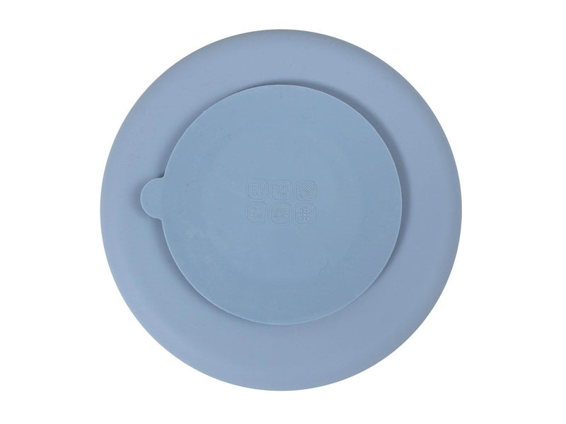 Filibabba Silicone divided plate - Powder Blue