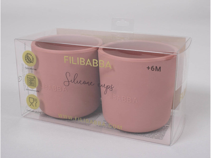 Filibabba Silicone cup 2-pack - Rose