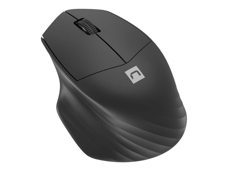 Natec Siskin 2 - mouse - 2.4 GHz Bluetooth 5.0 - black - Maus (Schwarz)