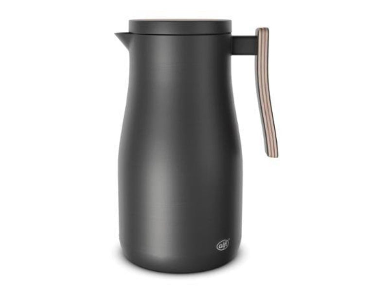 alfi Thermos jug Studio Allure 1 litre Matte black Aluminium