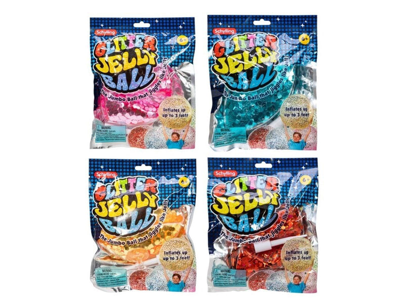 Schylling Jumbo Glitter Jelly Ball (Assorted)