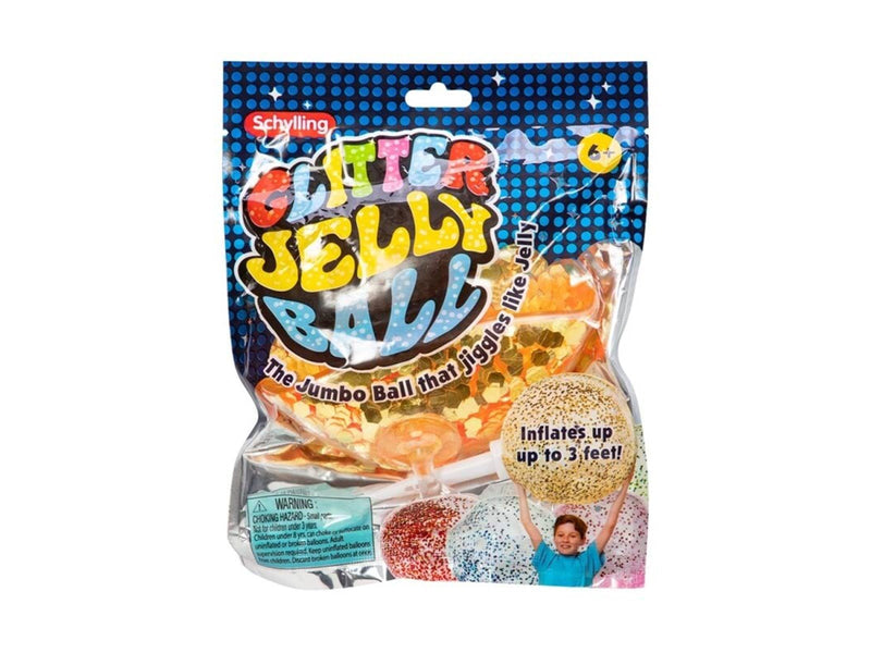Schylling Jumbo Glitter Jelly Ball (Assorted)