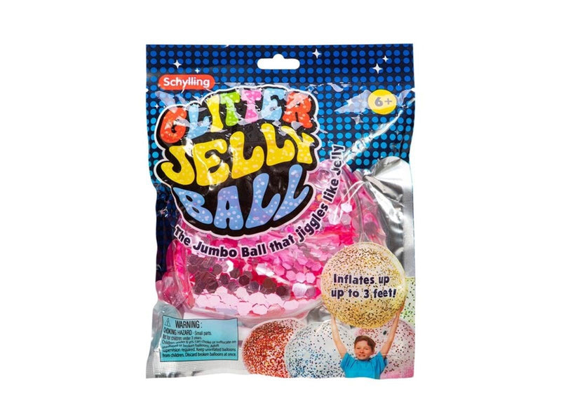 Schylling Jumbo Glitter Jelly Ball (Assorted)