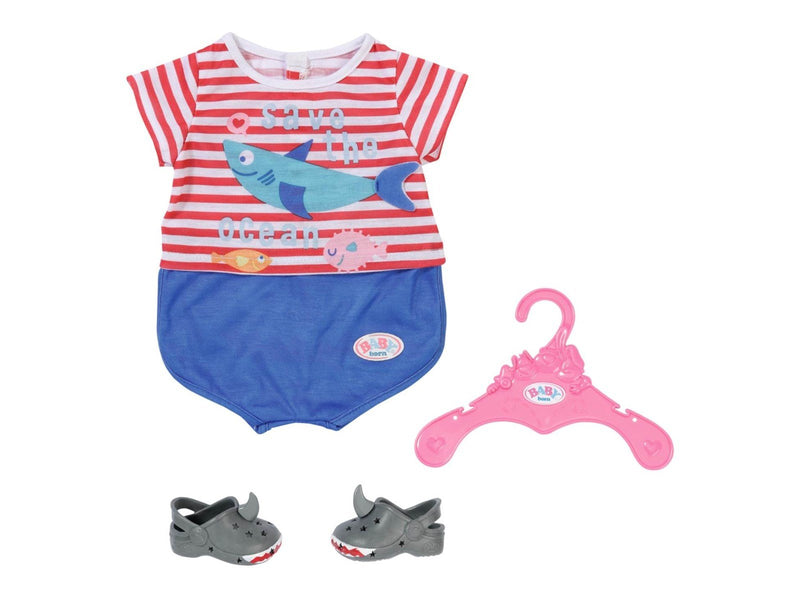 Baby Born Bath Pyjamas wShoes blue 43cm