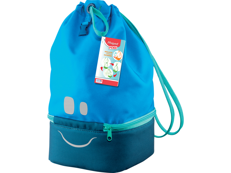 Maped Picnik Kids collection Lunch bag insulated in lower compartment. 4 carrying options
