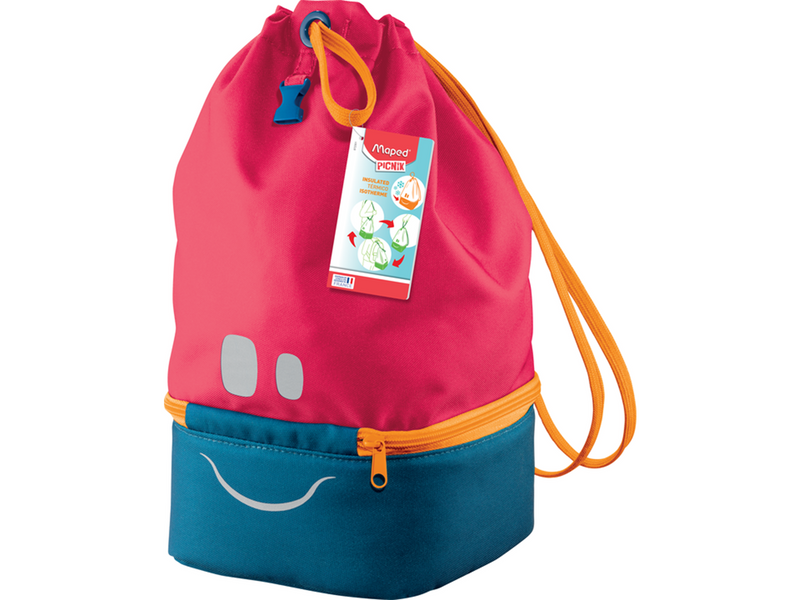 Maped Picnik Kids collection Lunch bag insulated in lower compartment. 4 carrying options