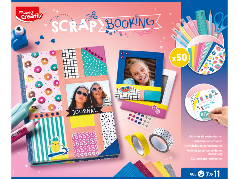 Maped Creativ Scrapbooking - Maxi set more than 50 pcs.