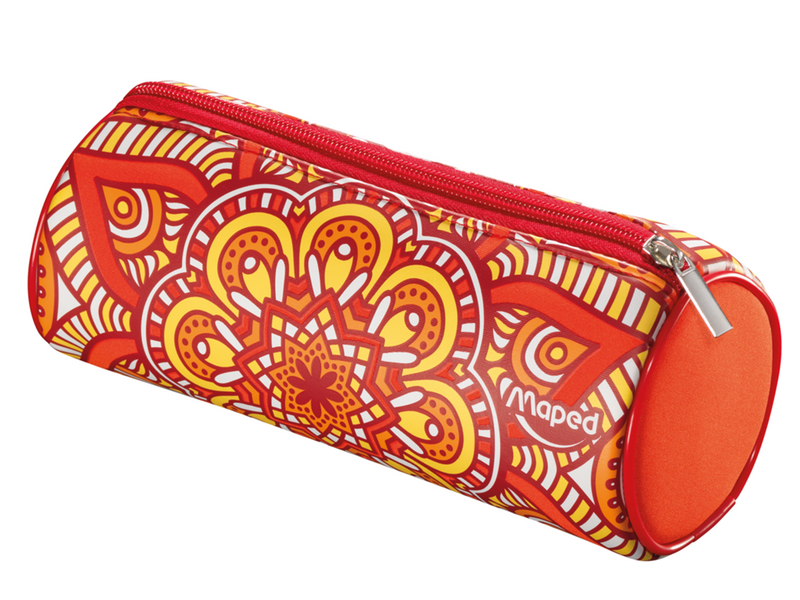 Maped Pencil case Round Girls flowers