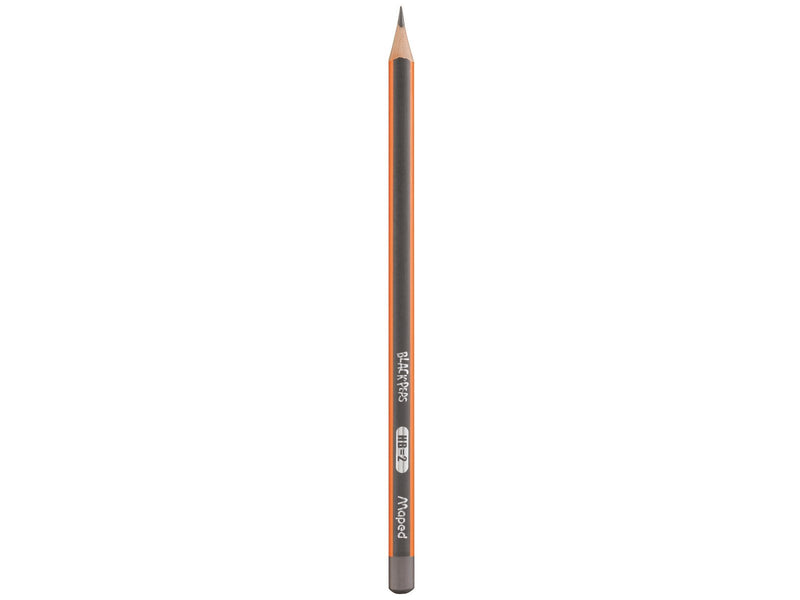 Maped Blackpeps school pencil. HB. Box of 12 pcs