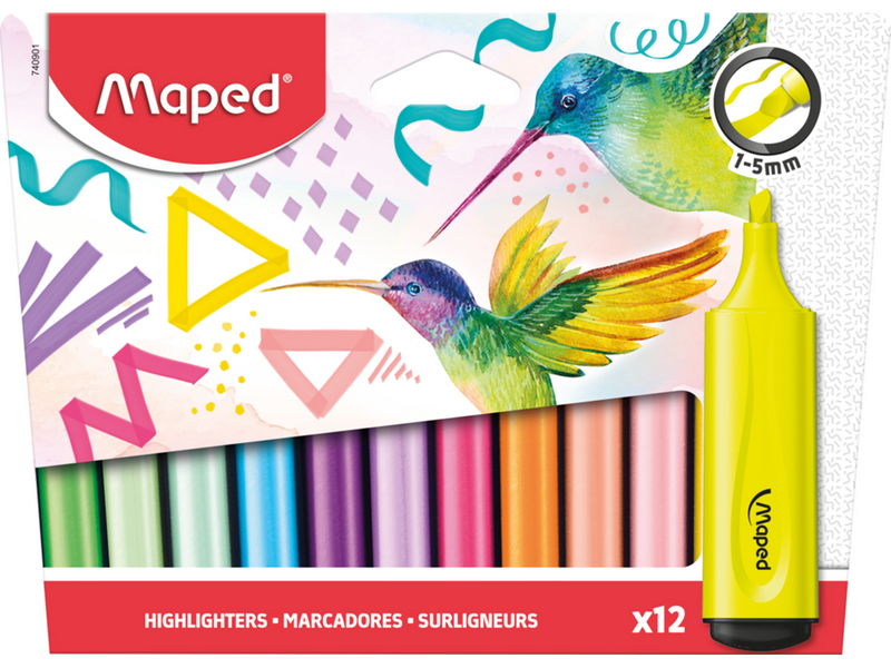 Maped Fluopeps Highlighters set 12 ass.