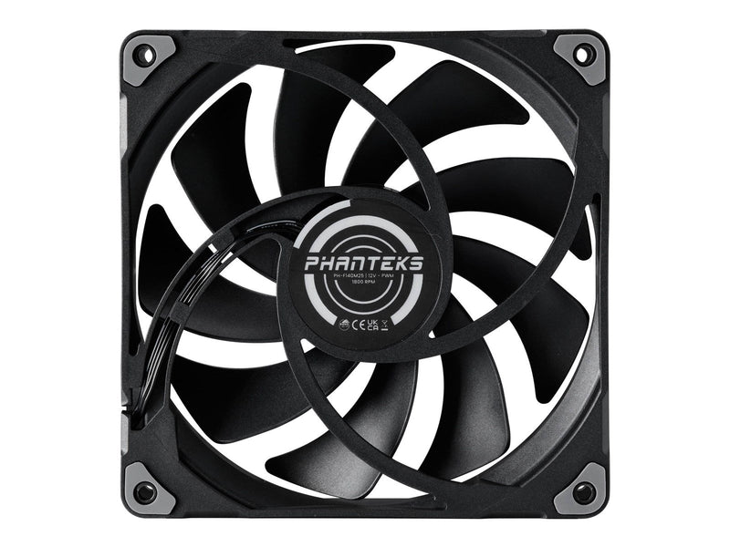 Phanteks M25 140mm PWM Fan Black - Gehäuselüfter - 140mm - Schwarz