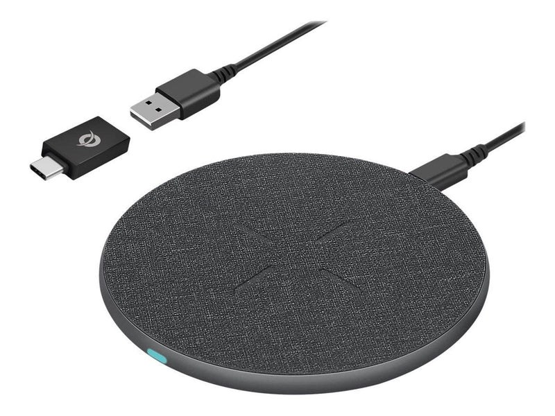 Conceptronics Conceptronic GORGON GORGON03G wireless charging pad - with USB adapter - 15 Watt