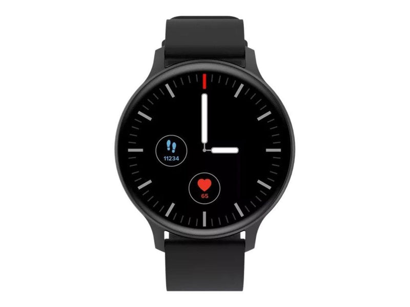 Canyon SW-68 - metal - smart watch with strap - 64 MB - black