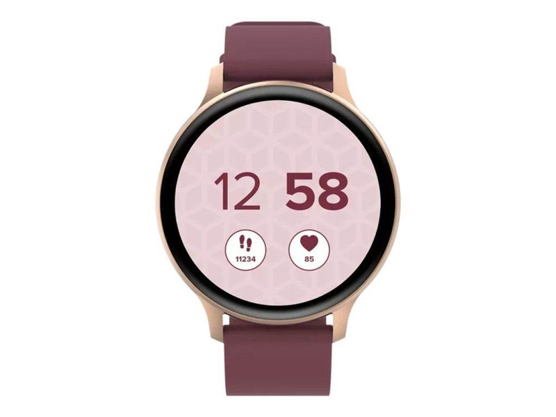 Canyon SW-68 - gold - smart watch with strap - 64 MB - dark red