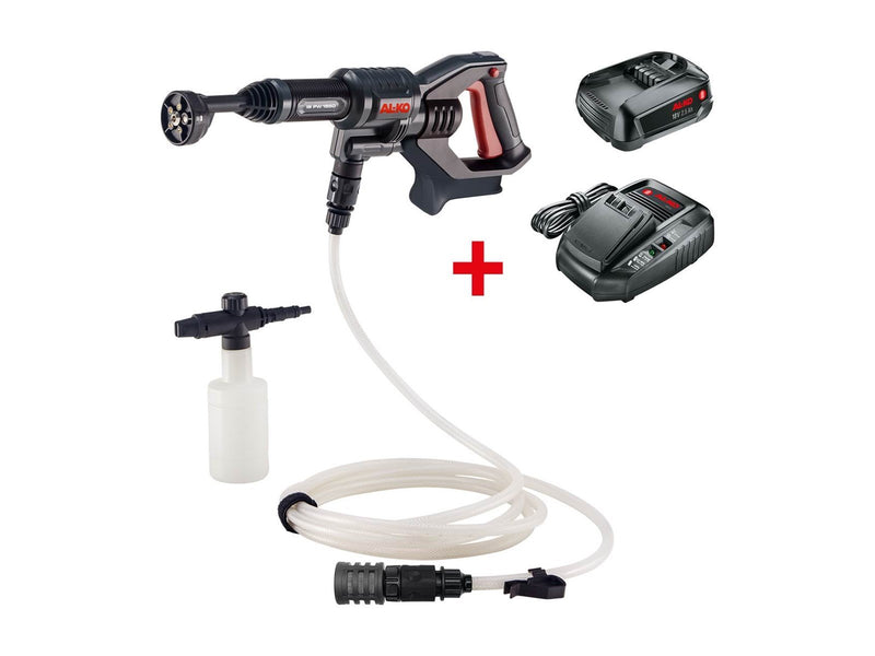 AL-KO Hochdruckreiniger Pressure washer PW 1850 18 V incl. battery and charger