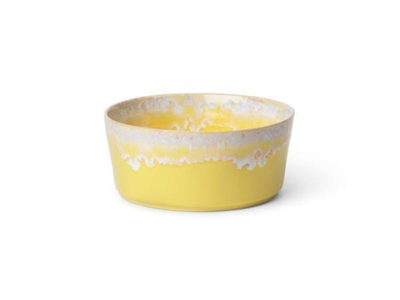 Costa Nova Bowl Gres 50 cl 14 x 6 cm Yellow Ceramic