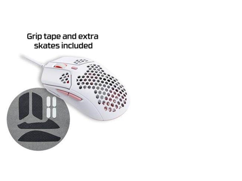 HyperX Pulsefire Haste Wired - Gaming Maus (Weiß)
