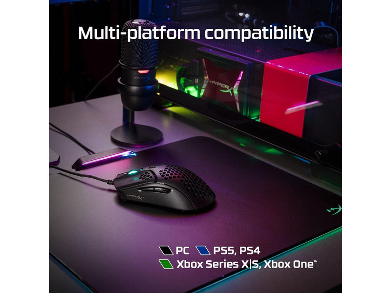 HyperX Pulsefire Haste Wired - Gaming Maus (Rot)