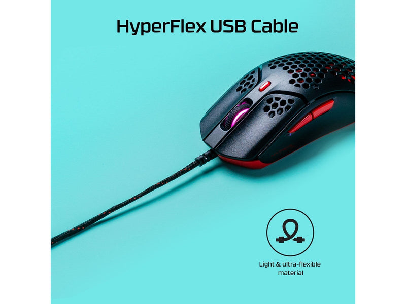 HyperX Pulsefire Haste Wired - Gaming Maus (Rot)