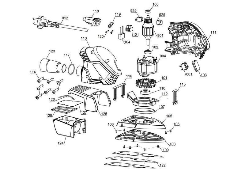 Einhell Multischleifer TE-OS 1320 (4460560)