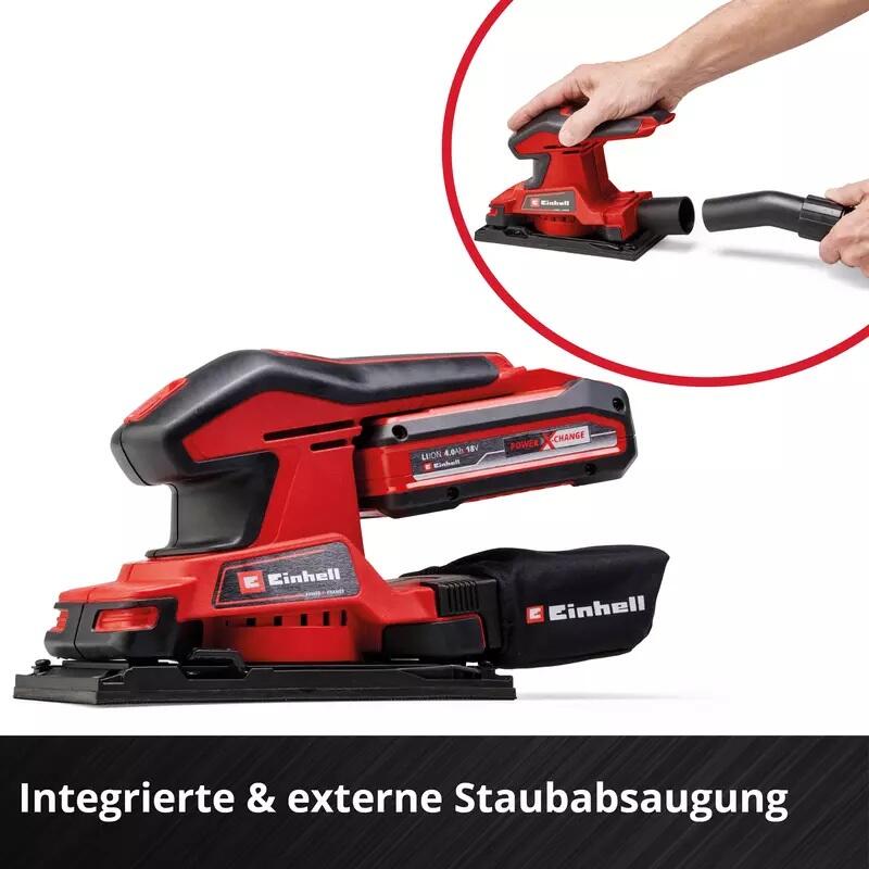 Einhell Akku-Schwingschleifer TC-OS 18/187 Li Solo (4460725)