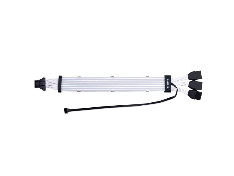 Lian Li Strimer Plus V2 168-8 - 16-pins 12VHPWR to 3x8-pins ARGB cable