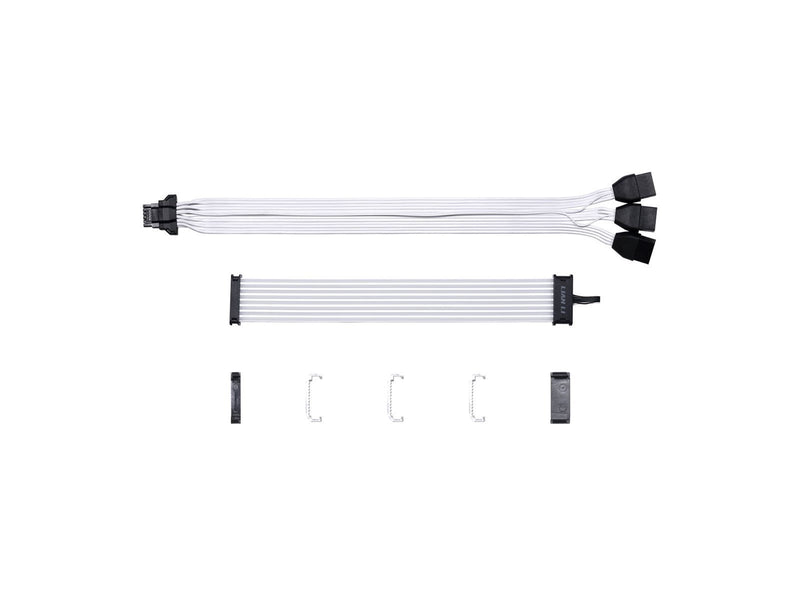 Lian Li Strimer Plus V2 168-8 - 16-pins 12VHPWR to 3x8-pins ARGB cable