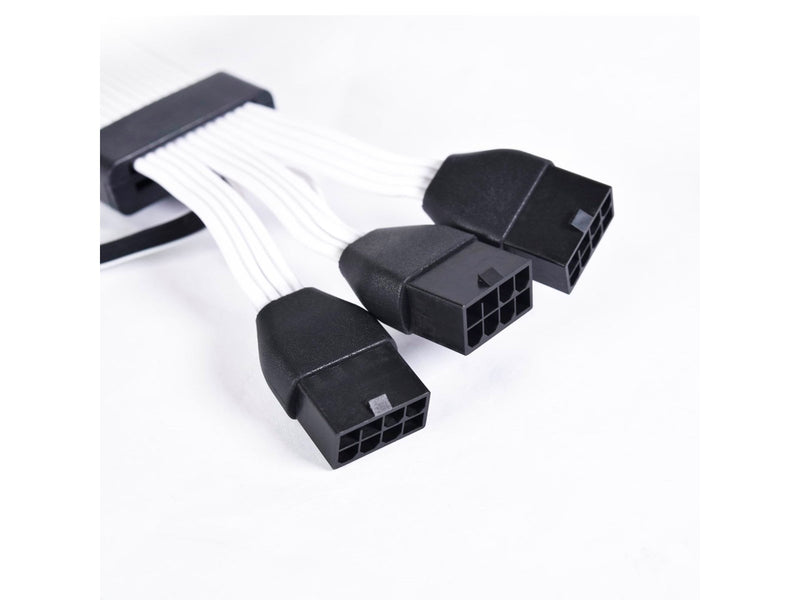 Lian Li Strimer Plus V2 168-8 - 16-pins 12VHPWR to 3x8-pins ARGB cable