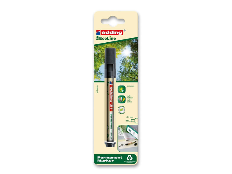 Edding e-21 EcoLine permanen marker black