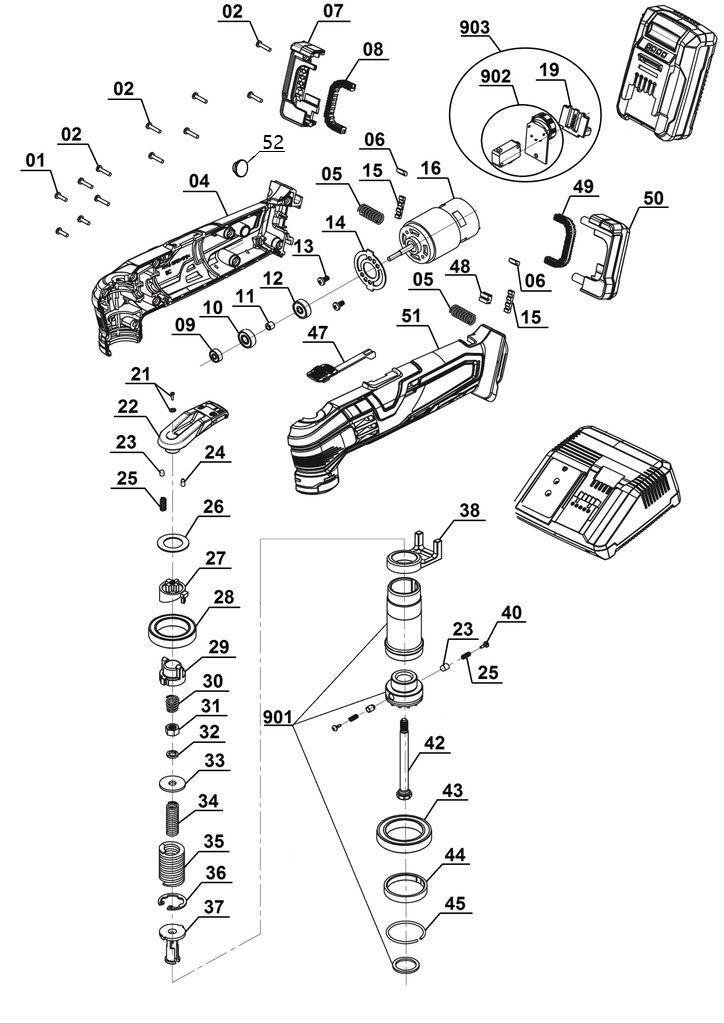 Einhell Akku-Winkelschleifer VARRITO (4465160)