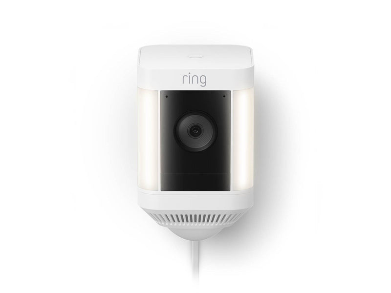 Ring Spotlight Cam Plus, Plug-in, White