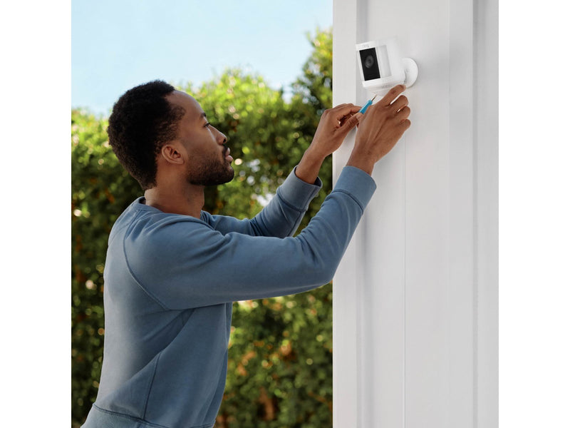 Ring Spotlight Cam Plus, Plug-in, White