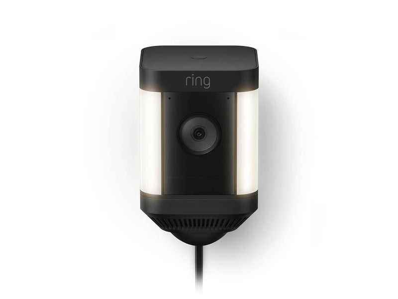 Ring Spotlight Cam Plus, Plug-in, Black