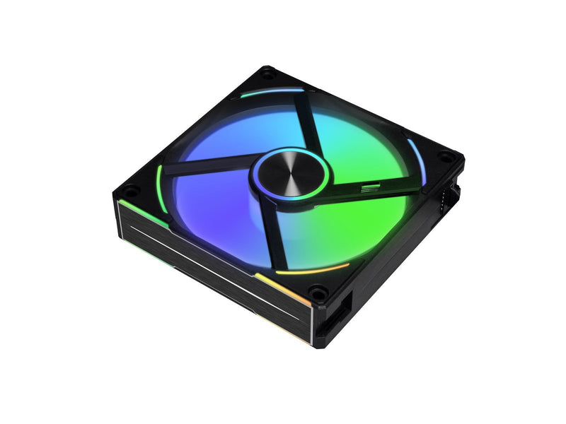 Lian Li UNI FAN AL120 V2 (3-pack) - Gehäuselüfter - 120mm - Schwarz mit RGB LED - 29 dBA