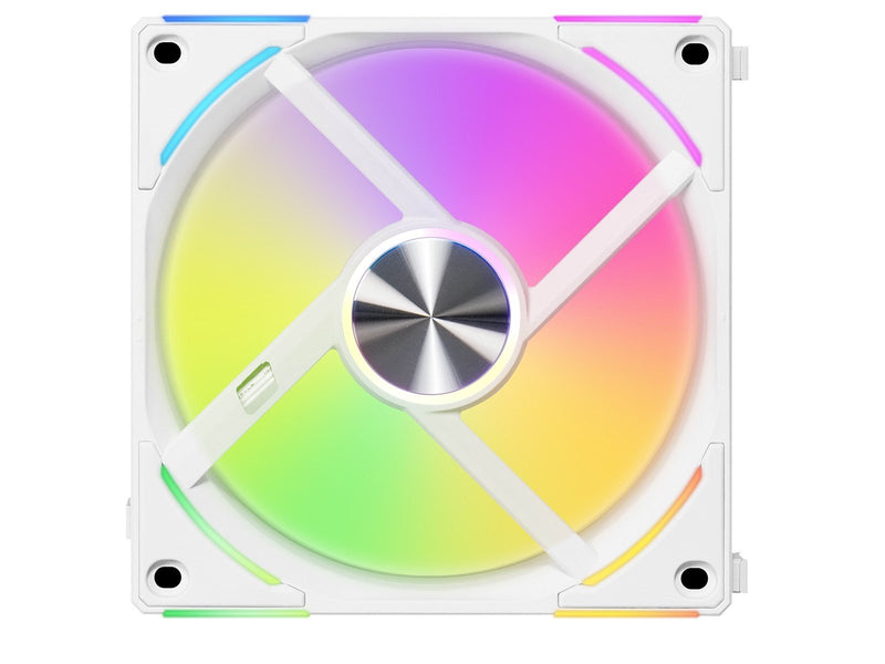 Lian Li UNI FAN AL120 V2 (3-pack) - Gehäuselüfter - 120mm - Weiß mit RGB-Beleuchtung - 29 dBA