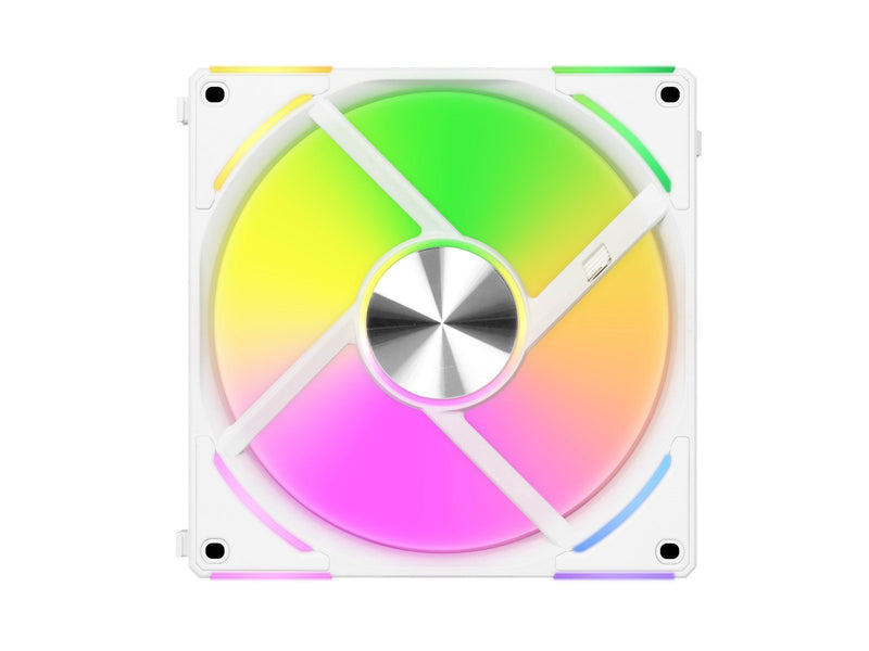 Lian Li UNI FAN AL140 V2 - Gehäuselüfter - 140mm - Weiß mit RGB-Beleuchtung - 27 dBA