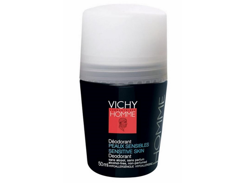 Vichy Homme Deo Roll On Sensitive Skin 48h 50 ml