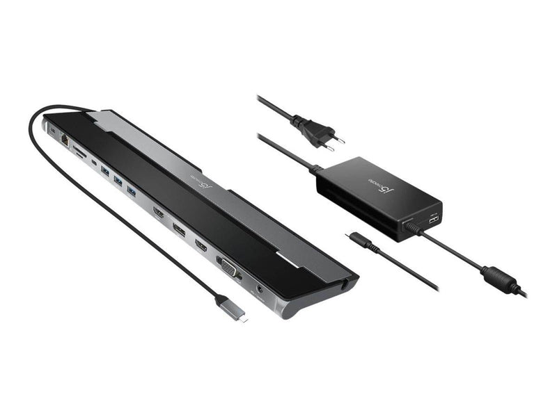 j5create USB-C Triple Display Docking Station (With Ethernet and PD)