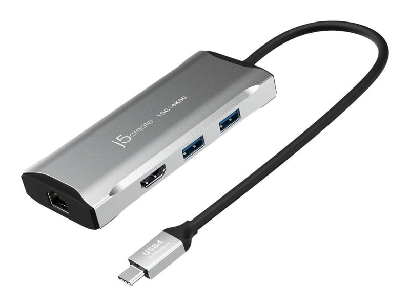 j5create 6-in-1 USB-C Travel Dock (with Ethernet and 100W PD)
