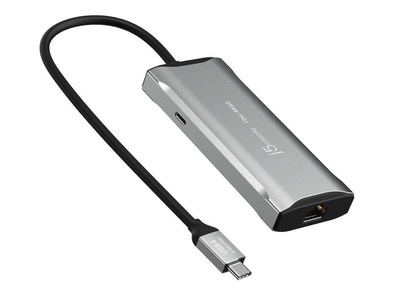 j5create 6-in-1 USB-C Travel Dock (with Ethernet and 100W PD)