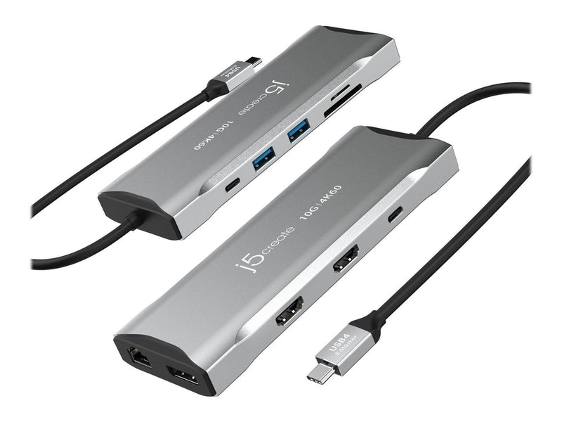 j5create 11-in-1 USB-C Triple-Monitor Dock (with Ethernet and 100W PD)