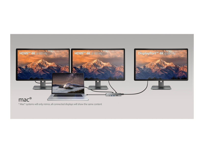 j5create 11-in-1 USB-C Triple-Monitor Dock (with Ethernet and 100W PD)