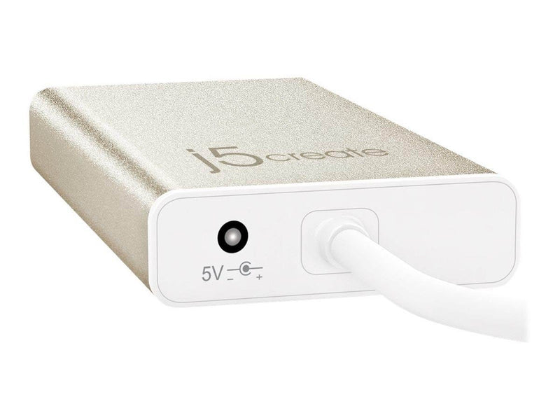 j5create 3-Port USB Hub (with Ethernet)i USB-Hubs - USB 3.0 - 3 - silber