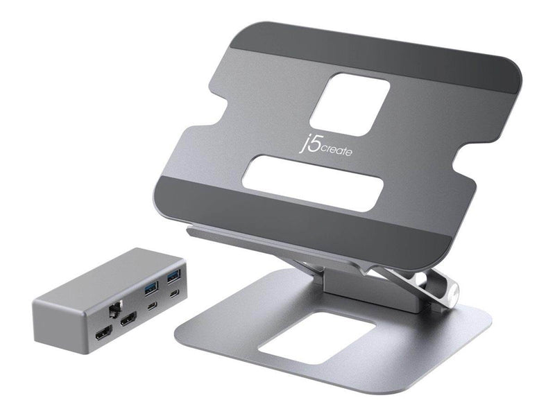 j5create Multi-Angle Dual HDMI Docking Stand (with Ethernet)
