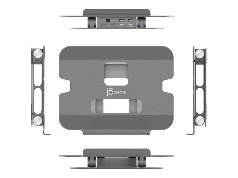 j5create Multi-Angle Dual HDMI Docking Stand (with Ethernet)