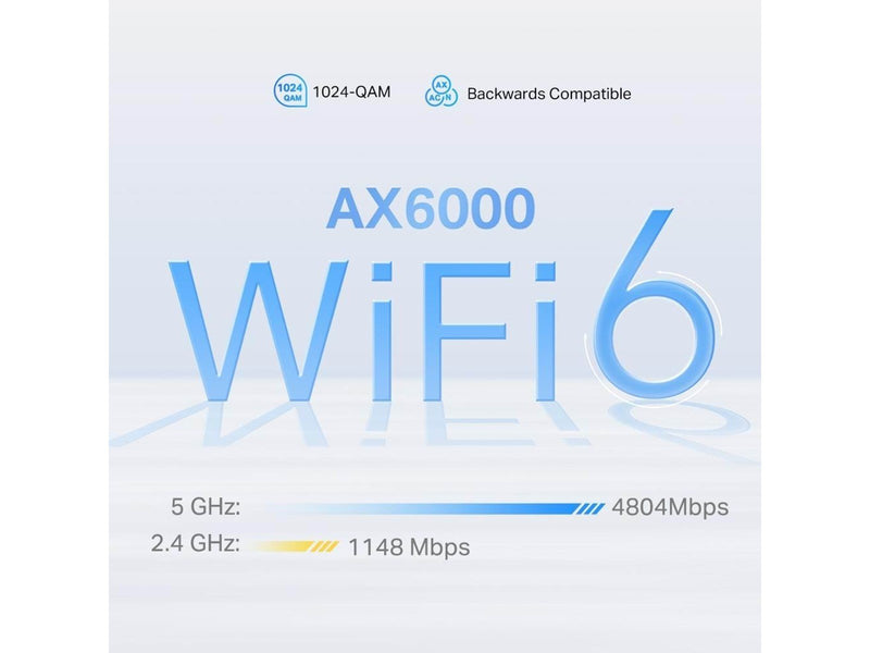 TP-Link DECO X80-5G(1-PACK) 5G Whole Home Wi-Fi 6 Gateway - Mesh router Wi-Fi 6