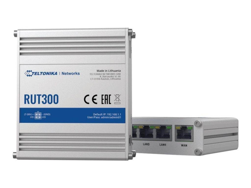 Teltonika RUT300 - router - DIN rail mountable surface-mountable - Router