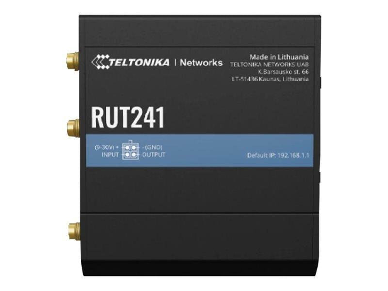 Teltonika RUT241 Industrial Cellular Router 4G LTE Wi-Fi (RUT241010000) - Wireless router N Standard - 802.11n